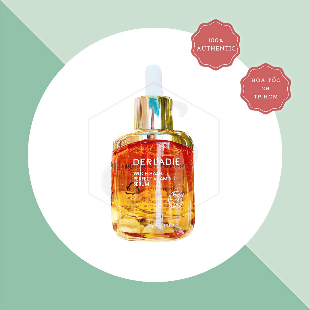 Tinh Chất Cây Phỉ Derladie Witch Hazel Perfect Vitamin Serum - 35ml